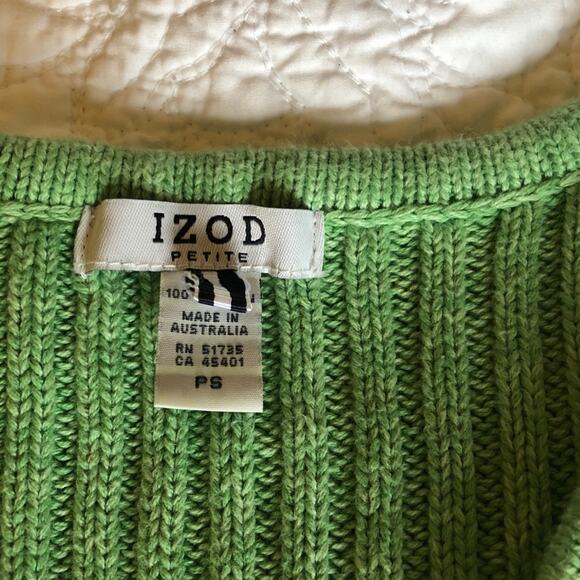 IZOD Mint Green Sweater, Size PS - Picture 4 of 6